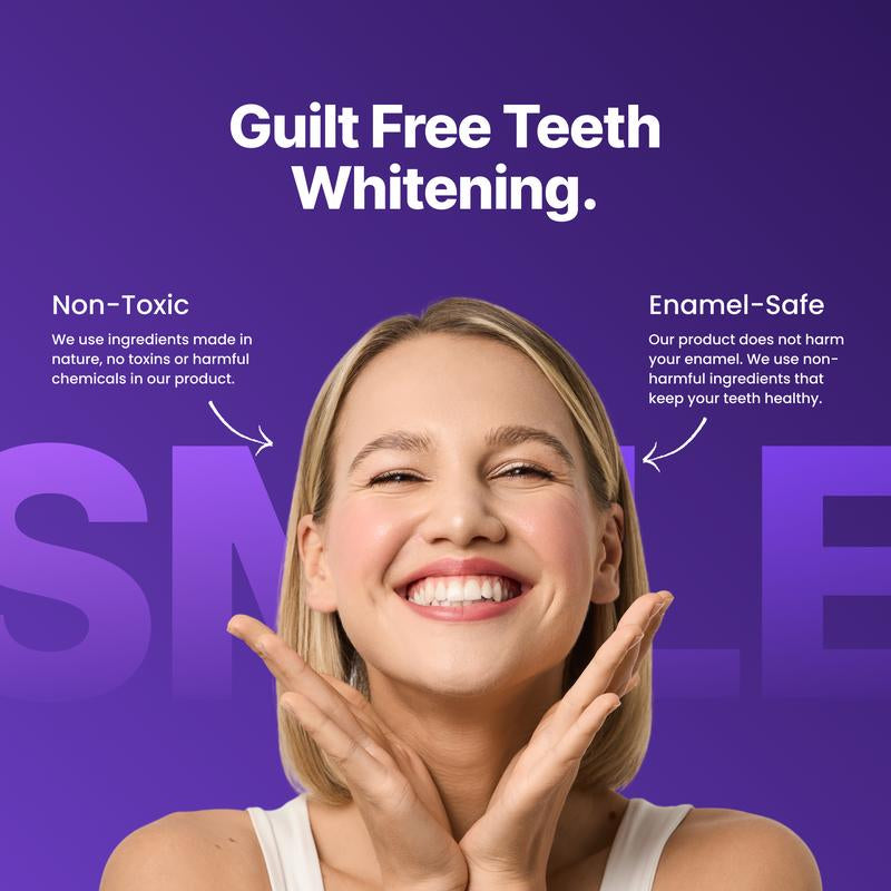 DRDENT Purple Teeth Whitening Strips - 7/21 Whitening Sessions 